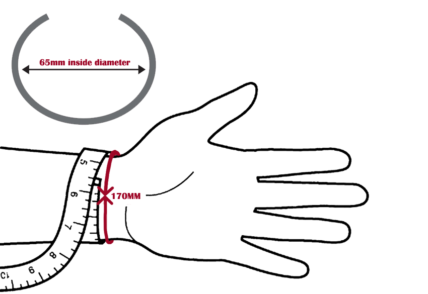 Rose Gold Roman Cuff Bangle - Small