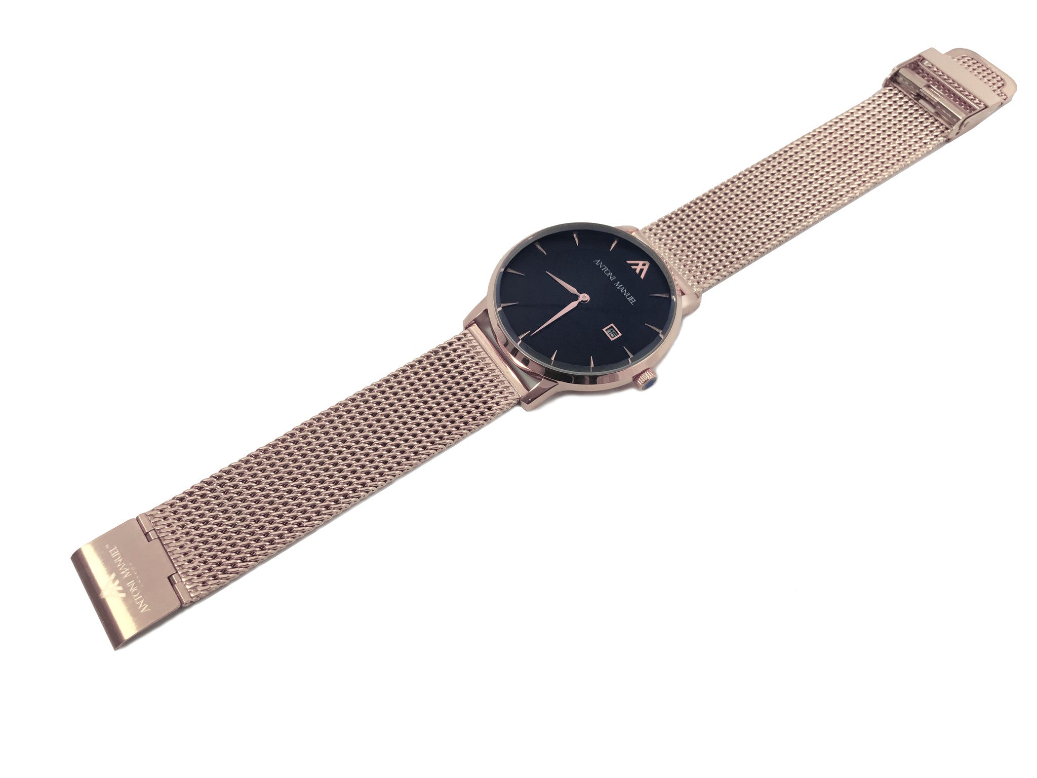 Black G.Miller Classico Metal Strap Watch - Antoni Manuel