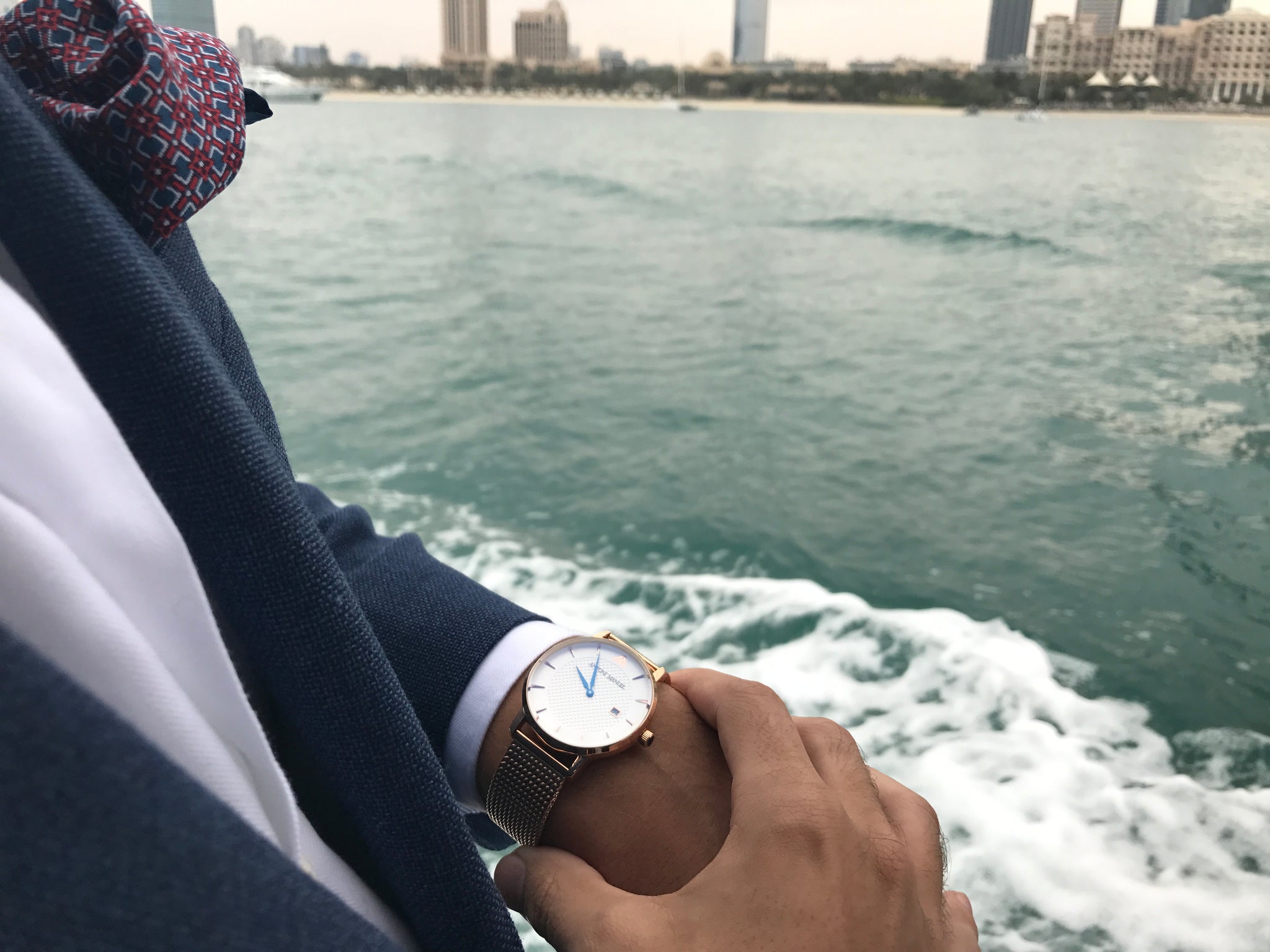 White G.Miller Classico Metal Strap Watch - Antoni Manuel