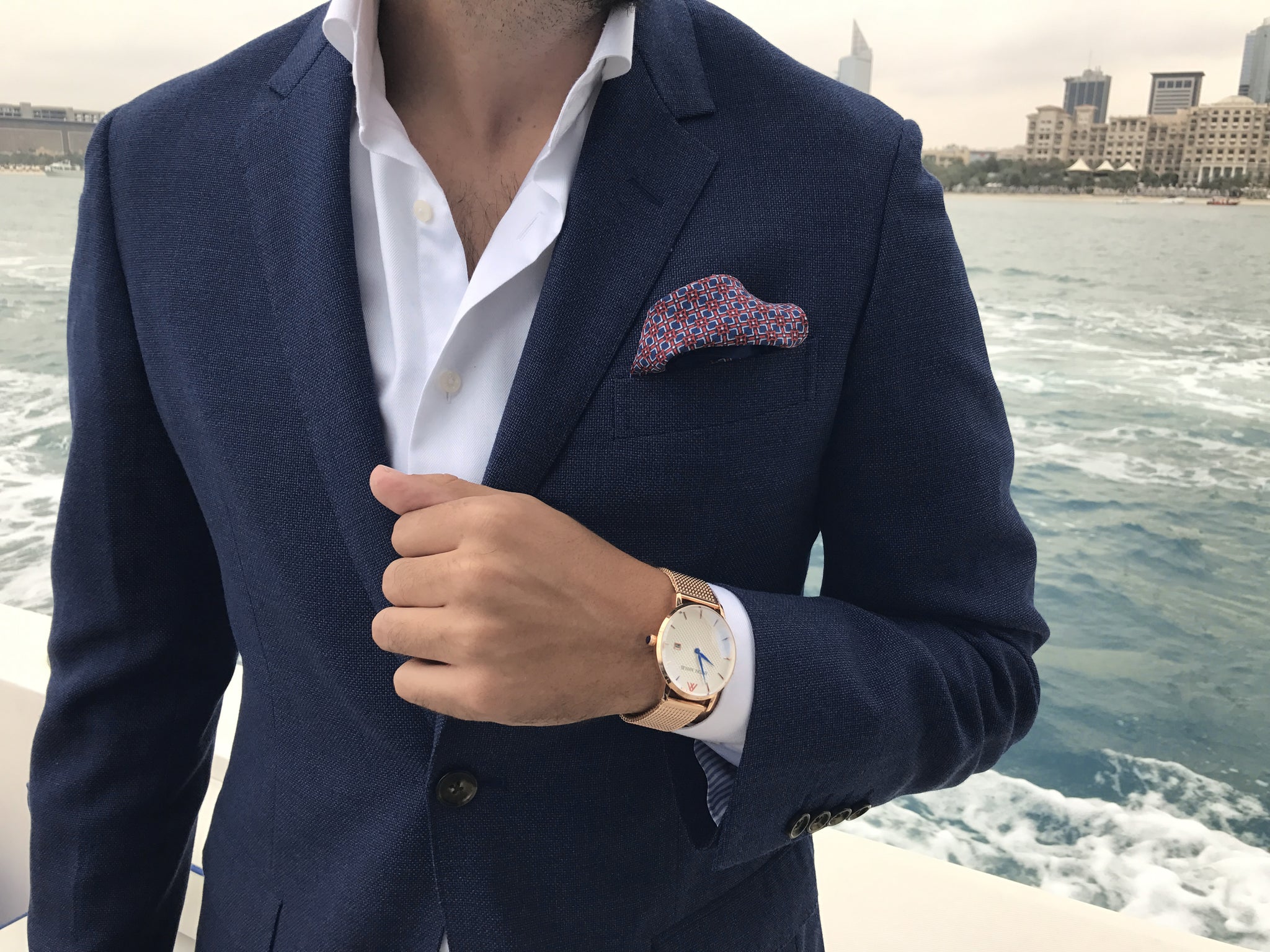 White G.Miller Classico Metal Strap Watch - Antoni Manuel